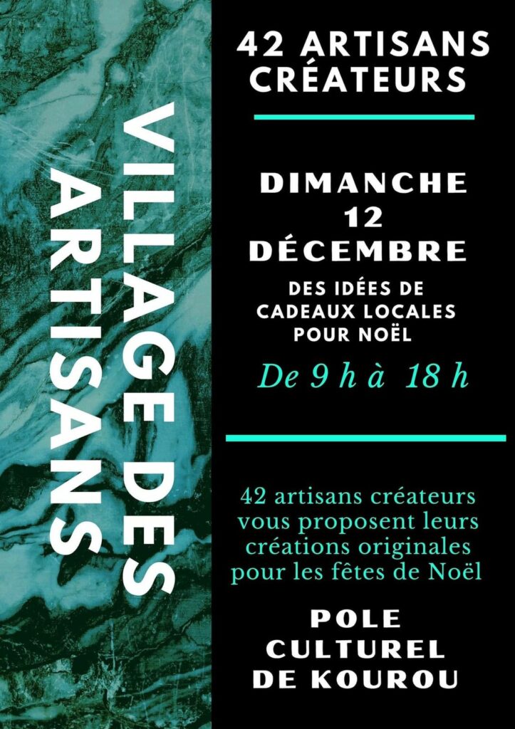 affiche village des artisants