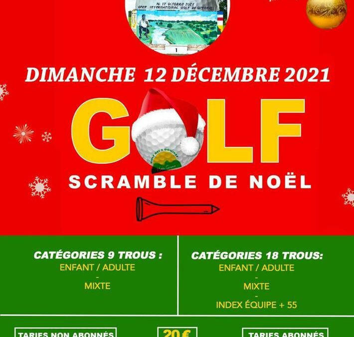 GOLF SCAMBLE DE NOEL